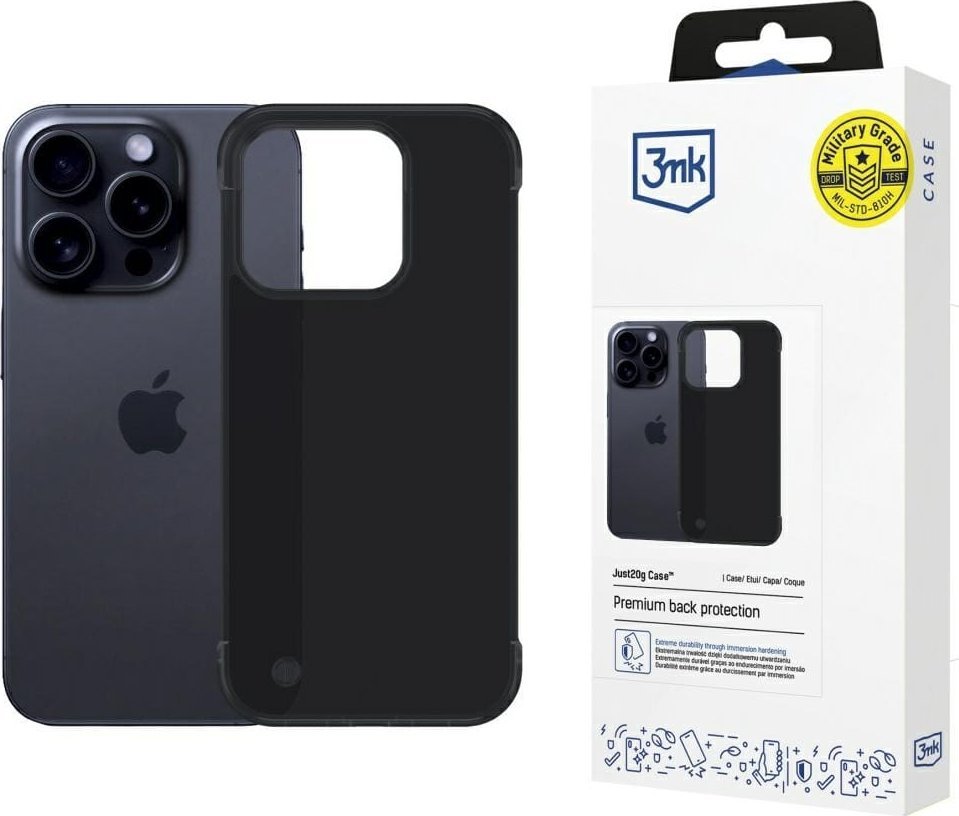 3MK Etui Just20g Matt Case do iPhone 16 Pro