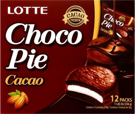 Lotte Choco Pie Cacao, całe pudełko (12 x 28g) -