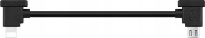 Kabel USB SunnyLife microUSB - Lightning 0.15 m Czarny