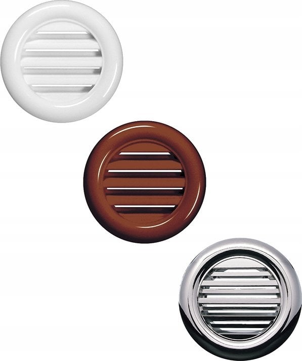 AWENTA Kratka wentylacyjna Awenta T71BR MINI-AWENT fi40mm brązowa