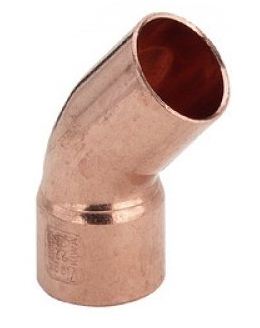 Viega Łuk miedziany 1-kielichowy 35mm 45° - 104955