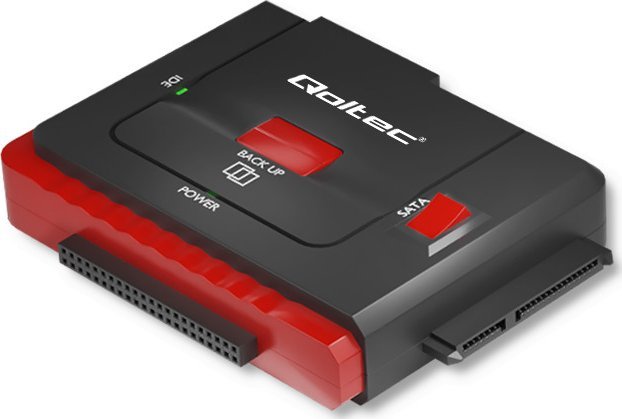 Adapter USB Qoltec USB - IDE + SATA III Czarny (50645)