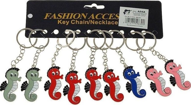 Brelok konik morski karta 12szt