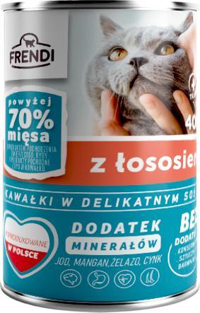 Pet Republic Frendi łosoś w delikatnym sosie dla kota 400g
