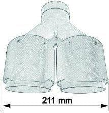 SLIDE_D Podwójna Końcówka tłumika 101mm wejście 76mm SLIDE