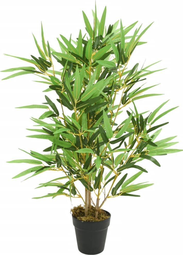 vidaXL vidaXL Sztuczny bambus, 368 liści, 80 cm, zielony