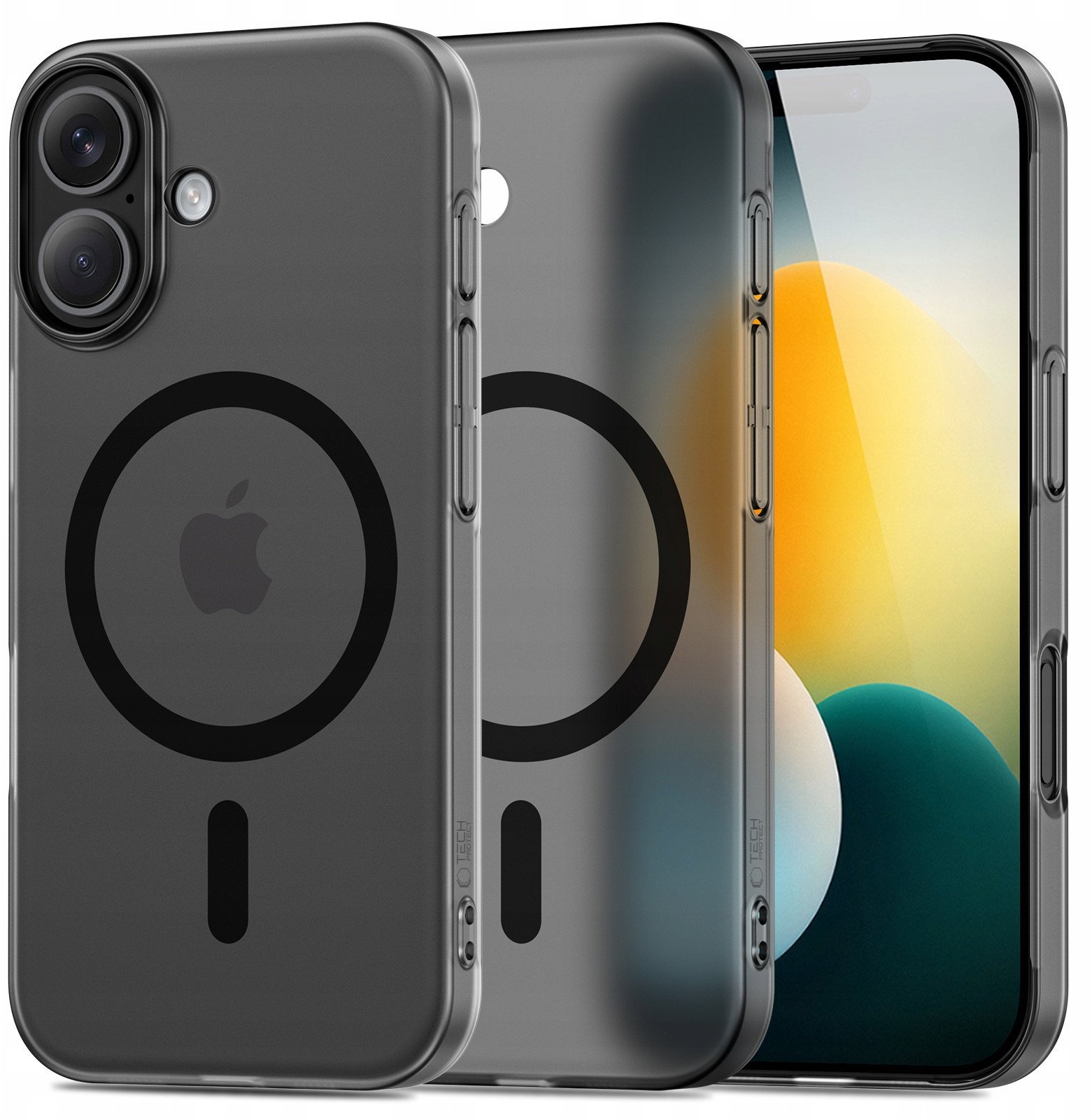 Etui Tech-Protect Magslim MagSafe do Apple iPhone 17 Matte/black