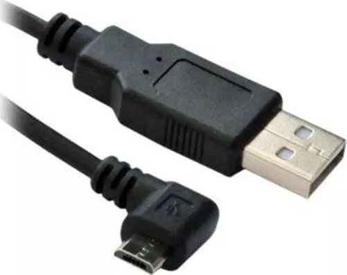 Kabel USB MicroConnect USB-A - microUSB 1.8 m Czarny (USBABMICRO18ANG)