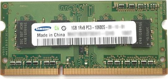 Samsung Pamięć RAM SAMSUNG 1GB DDR3 1333MHz SODIMM Laptop
