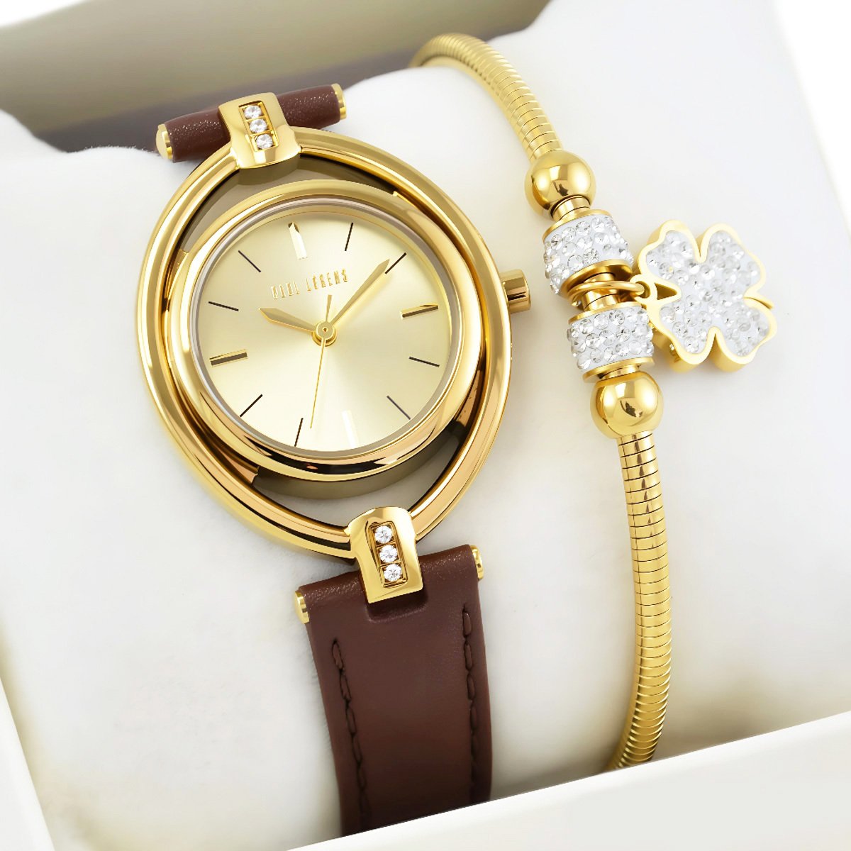 Zestaw damski zegarek Paul Lorens SELENA-4B2 + bransoletka