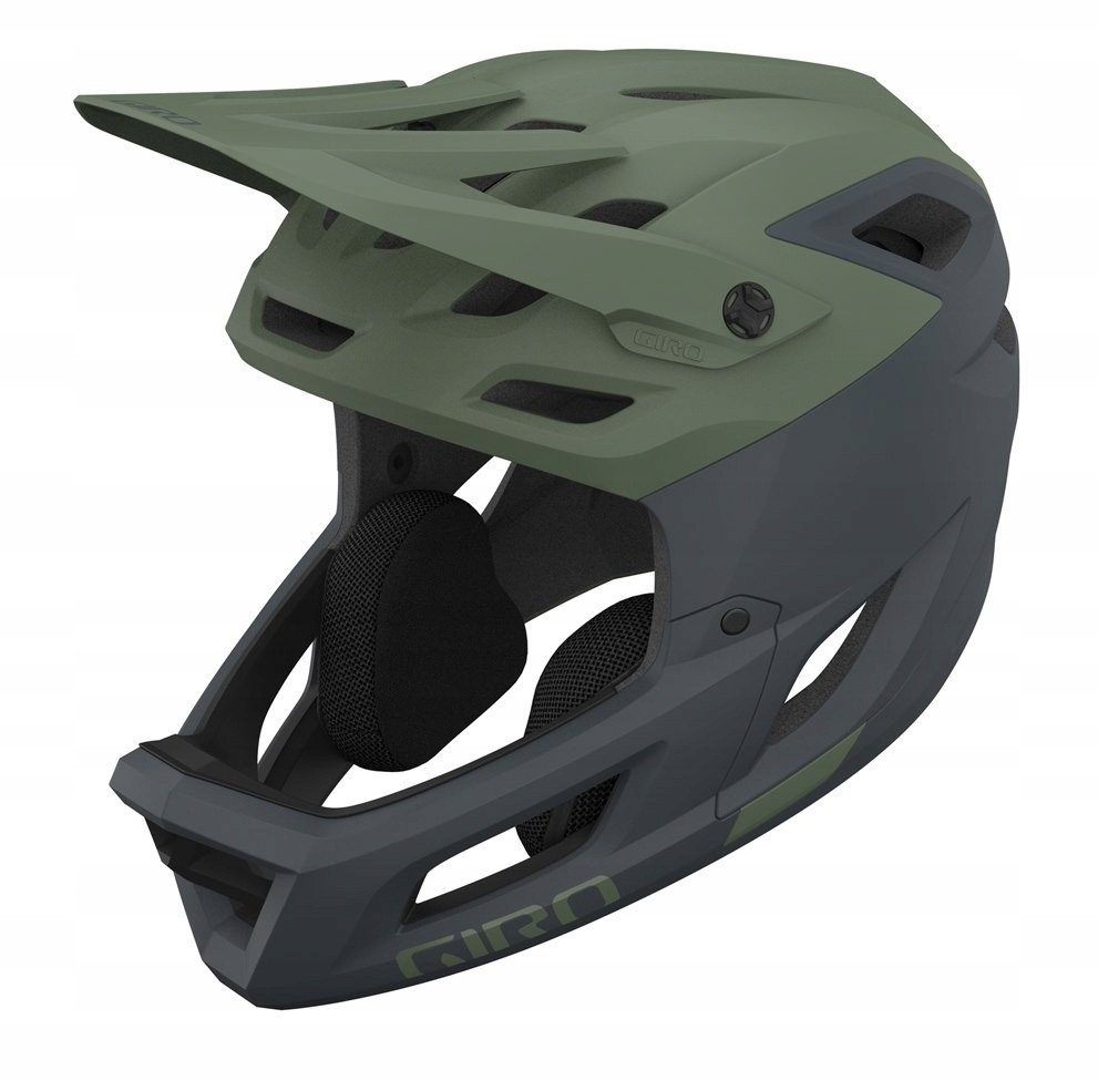 Kask full face GIRO COALITION SPHERICAL matte hedge green dark shark roz. M (55-59 cm) (NEW 2025)