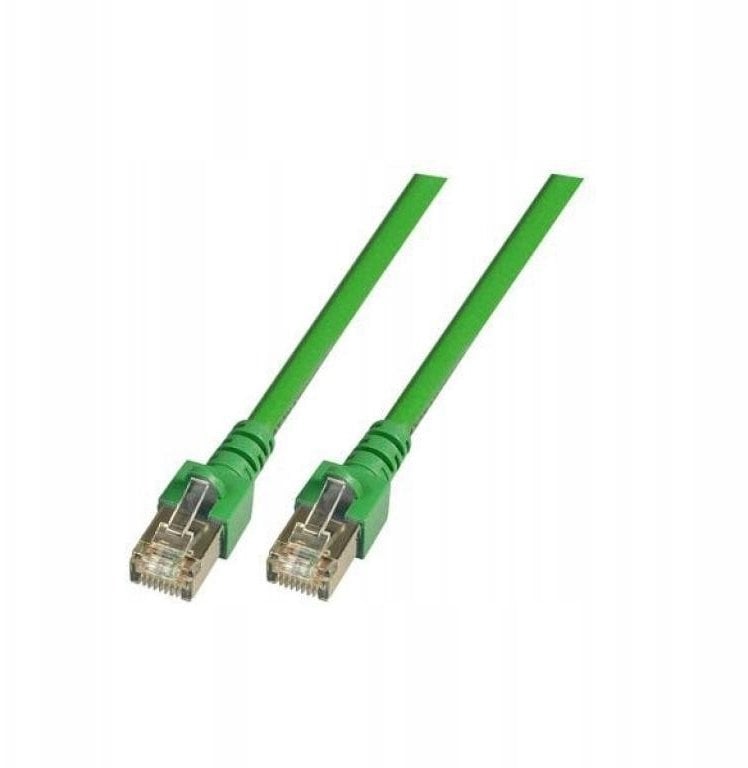 Kabel krosowy patchcord securityNET SF/UTP kat.5e zielony 1,5m PVC PC-5ESFTPPVC-GN1.5