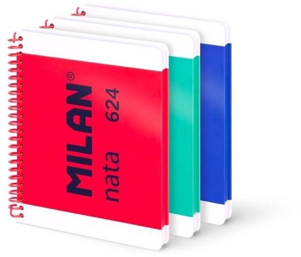 Zeszyt na spirali A5/80K linia 1918 mix (3szt) EDUKAMP