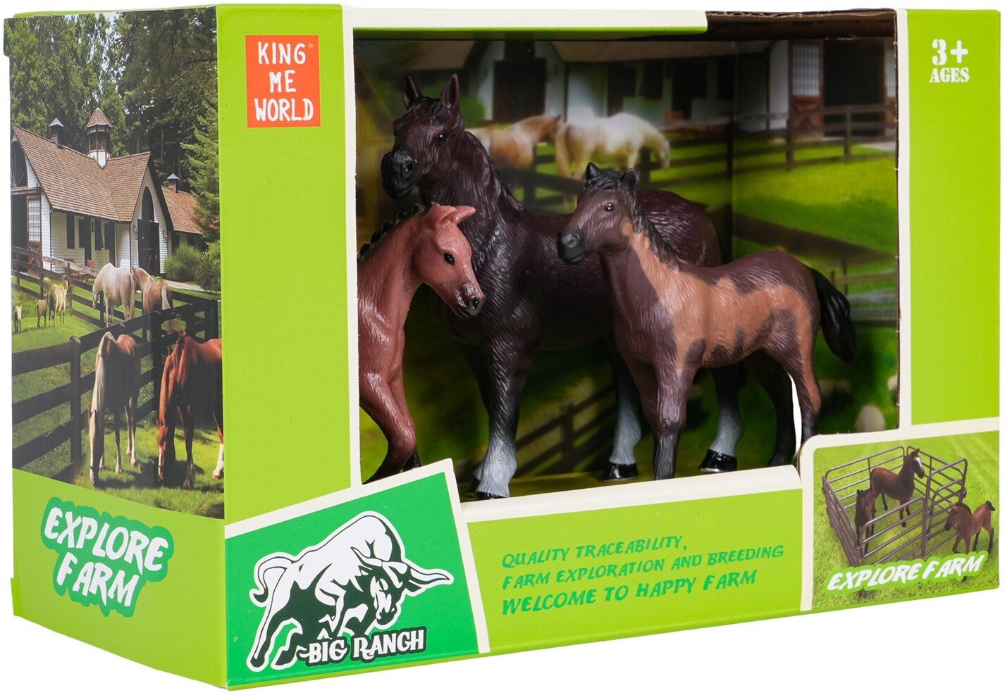 Zestaw Figurek Koni do Zabawy