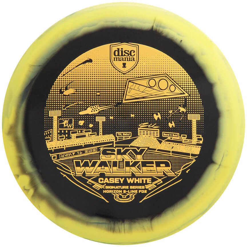 Discmania Discgolf Fairway Driver S-LINE HORIZON SKY WALLKER 3 Black/Yellow 7/4/0/2