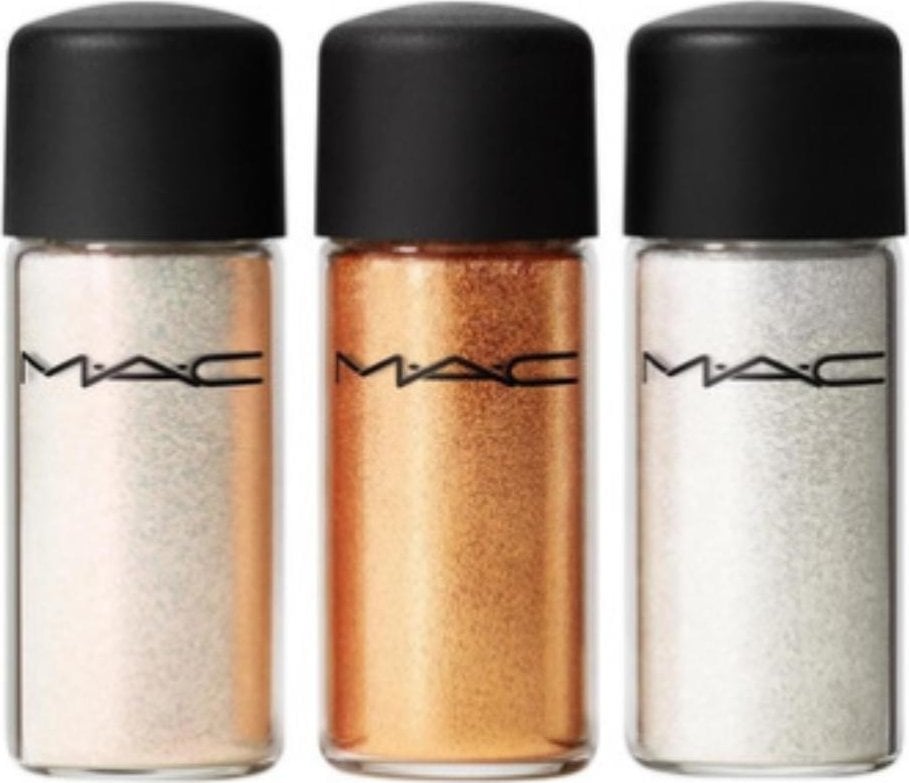 MAC Sprinkle Of Magic Set MAC: Mini, Loose Glitter Eyeshadow, Gold, 2.5 g + Mini, Loose Glitter Eyeshadow, Red, 2.5 g + Mini, Loose Glitter Eyeshadow,