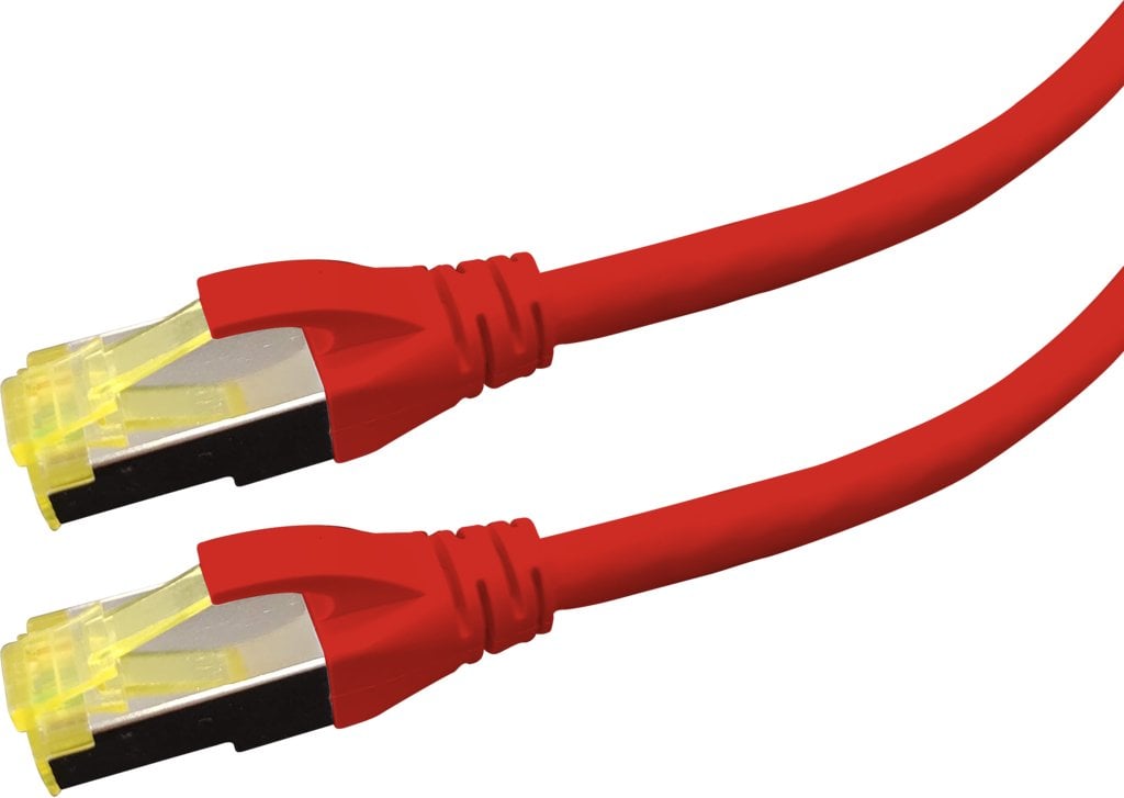 LOGON PREMIUM APR6A030R kabel sieciowy Czerwony 3 m Cat6a S/FTP (S-STP)