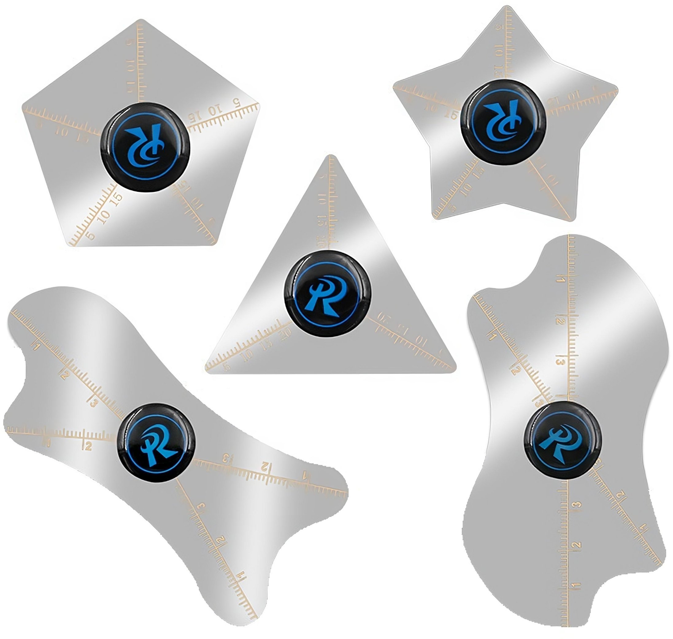 Metalowe Cienkie Otwieraki 5 Sztuk do obudów Karta Gwiazda Trójkąt LCD