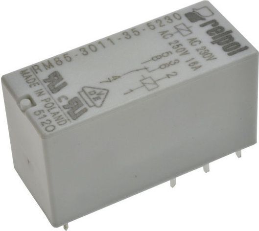 Relpol Przekaźnik miniaturowy 1P 16A 230V AC PCB (852281)