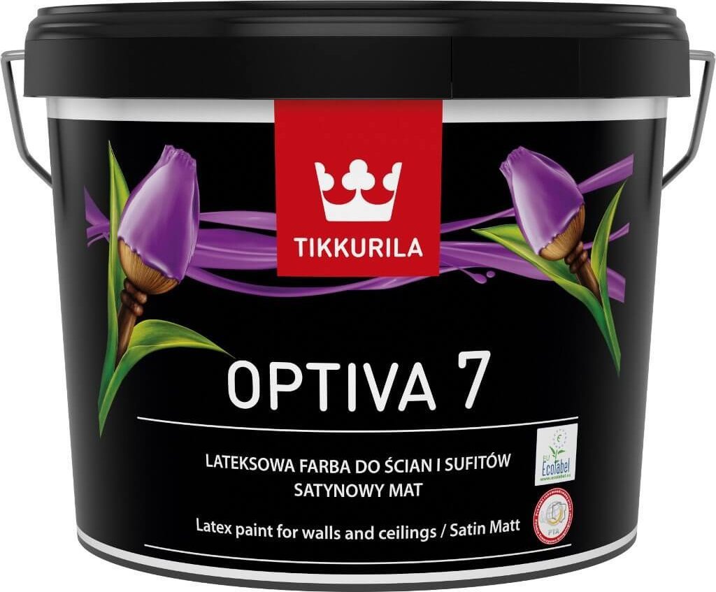 Tikkurila PAINT OPTIVA SATIN MATT 7 BA 0.9L