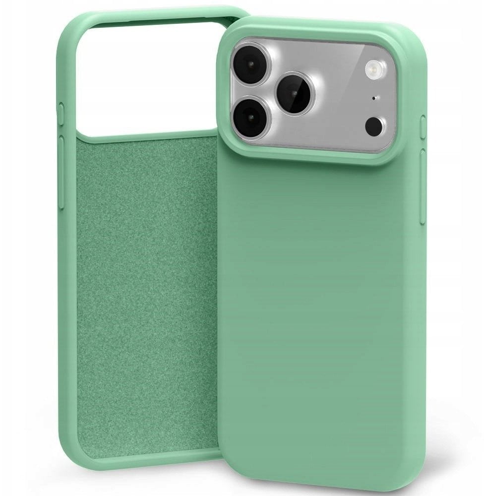 Etui Mercury Silicone do iPhone 17 Pro Max zielony