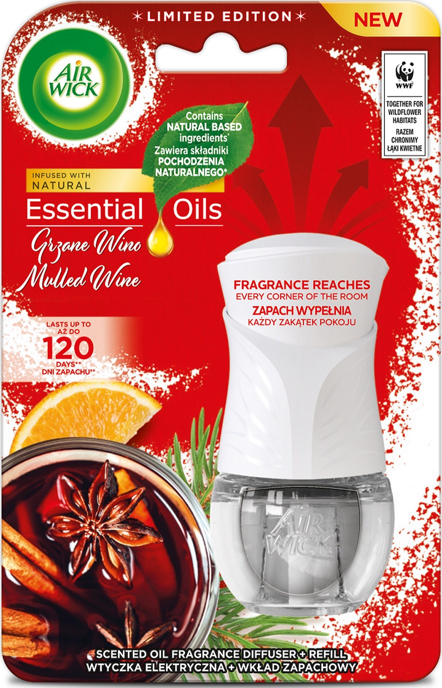 Osram Air Wick Elektryczny odświeżacz komplet Grzane Win