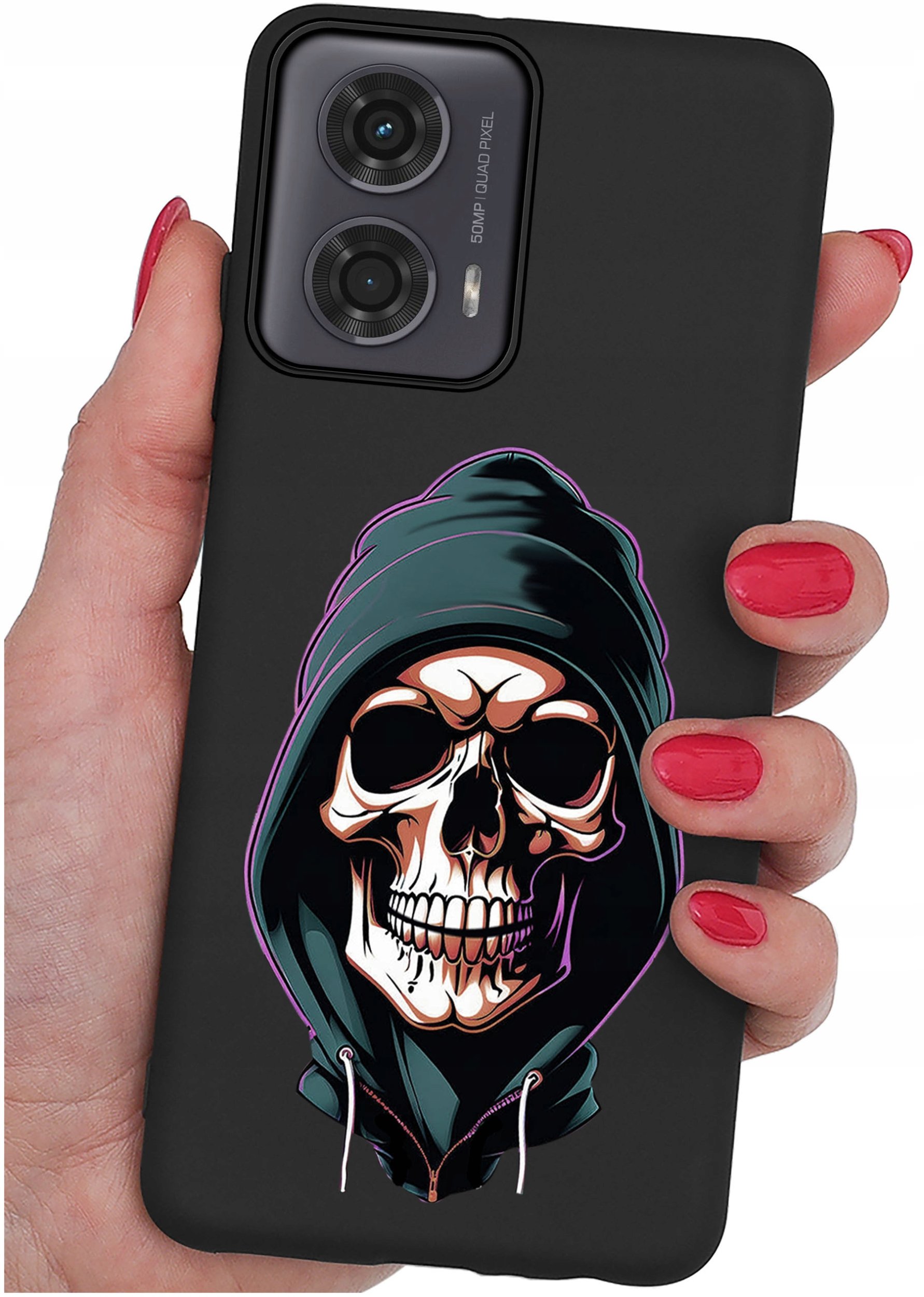 Etui do Motorola Moto G24 |G24 POWER |G04 |E14 WZORY |SILIKONOWE MATT SZKŁO