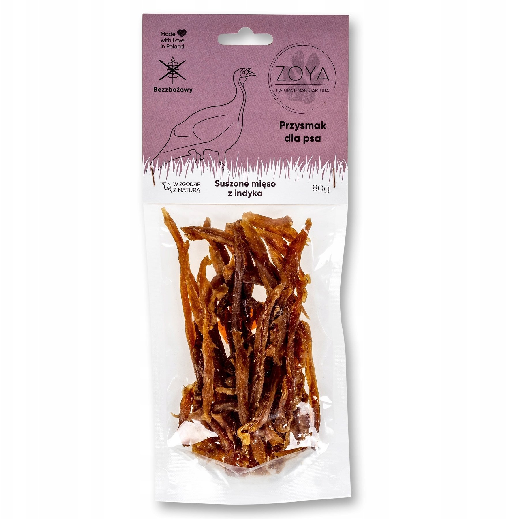 Zoya indycze mięso przysmak dla psa 80g