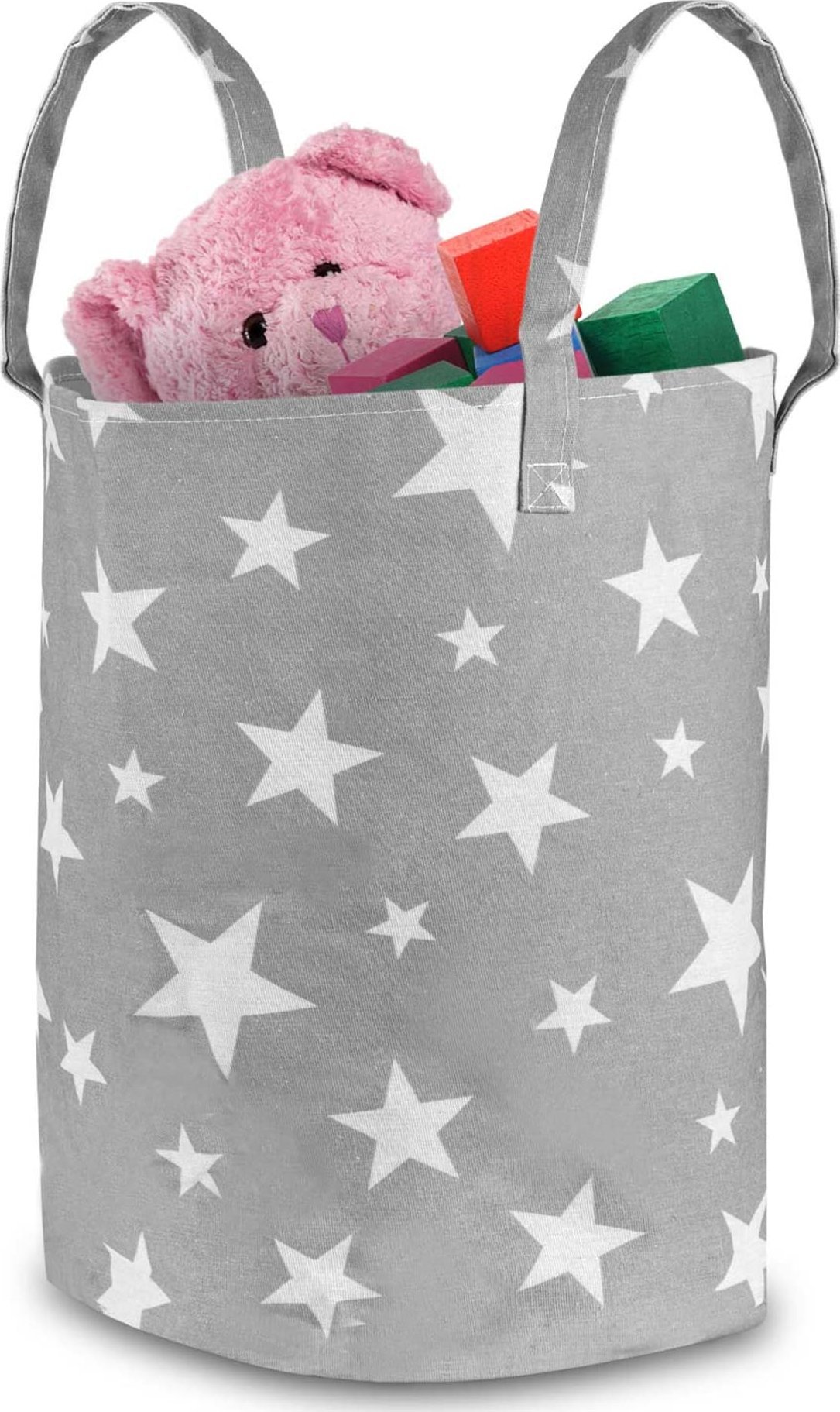 Triton Kosz na zabawki Nukido - szary w gwiazdki