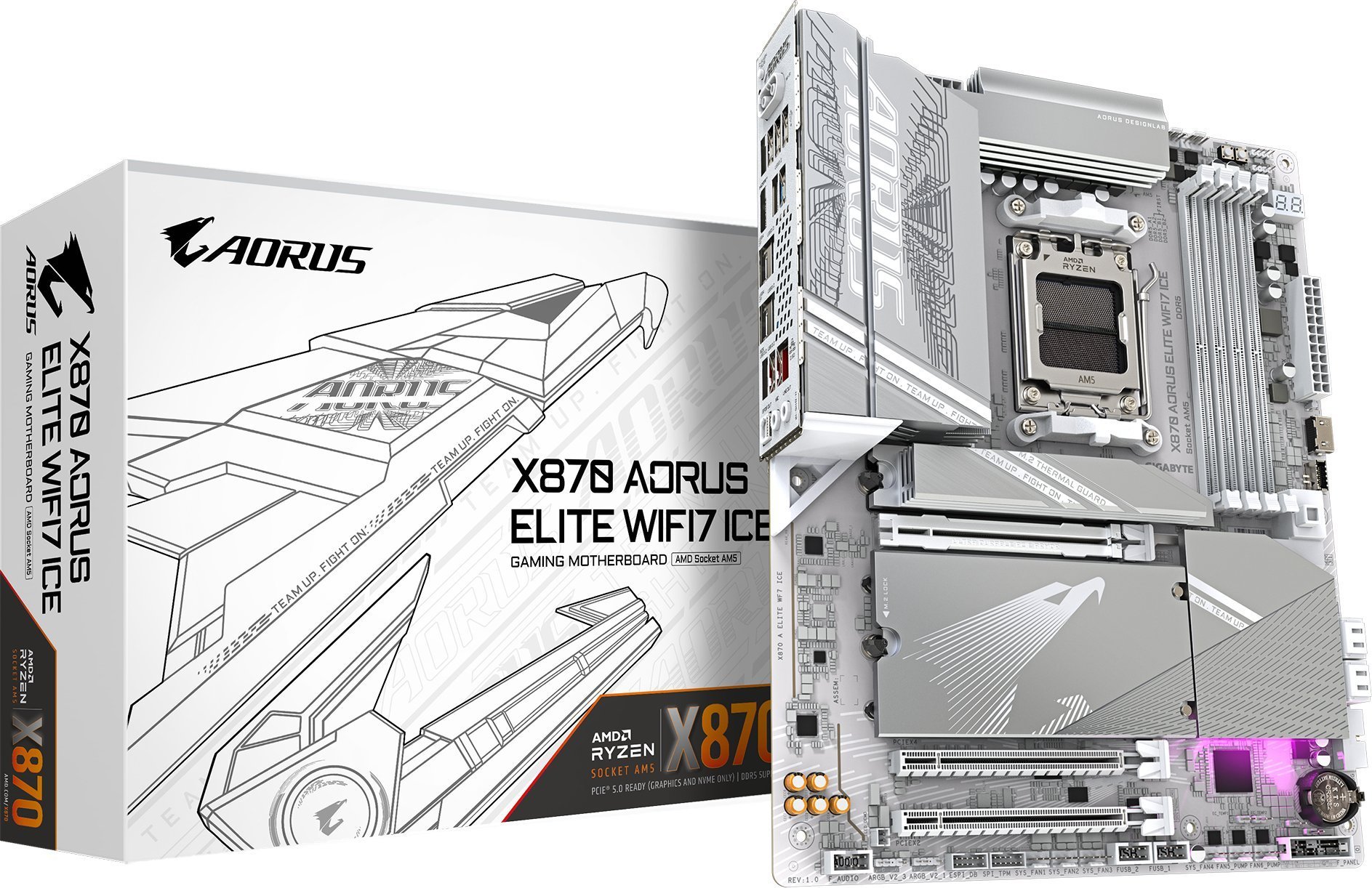 Płyta główna Gigabyte X870 AORUS ELITE WF7 ICE
