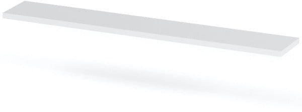 Półka Wisząca Ścienna Na Książki Dla Dzieci Biała Mat Hugo 100cm Salon