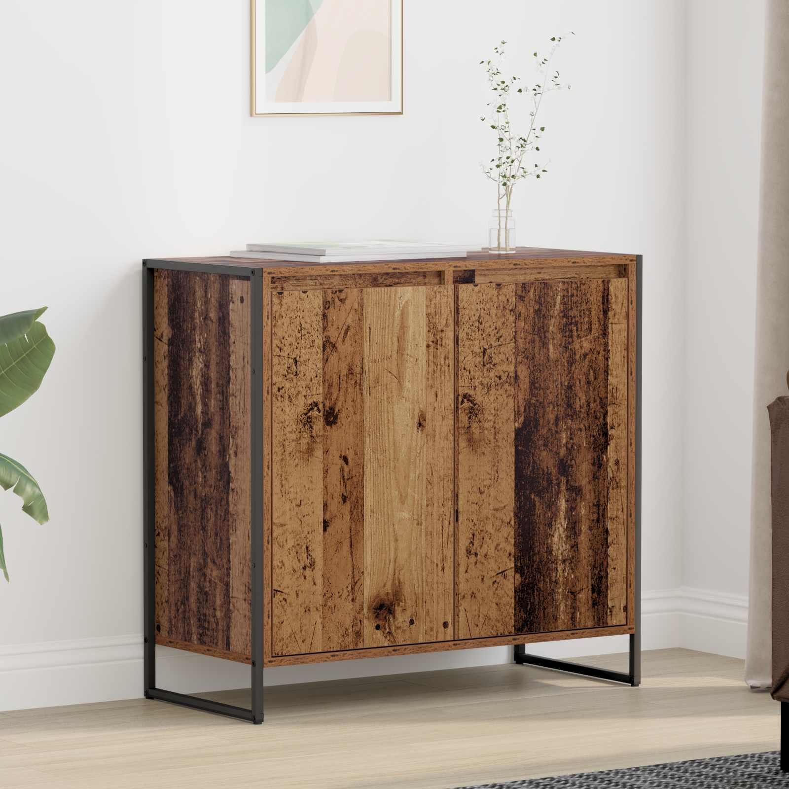 vidaXL Szafka boczna Stara deska 79 x 36 x 75 cm