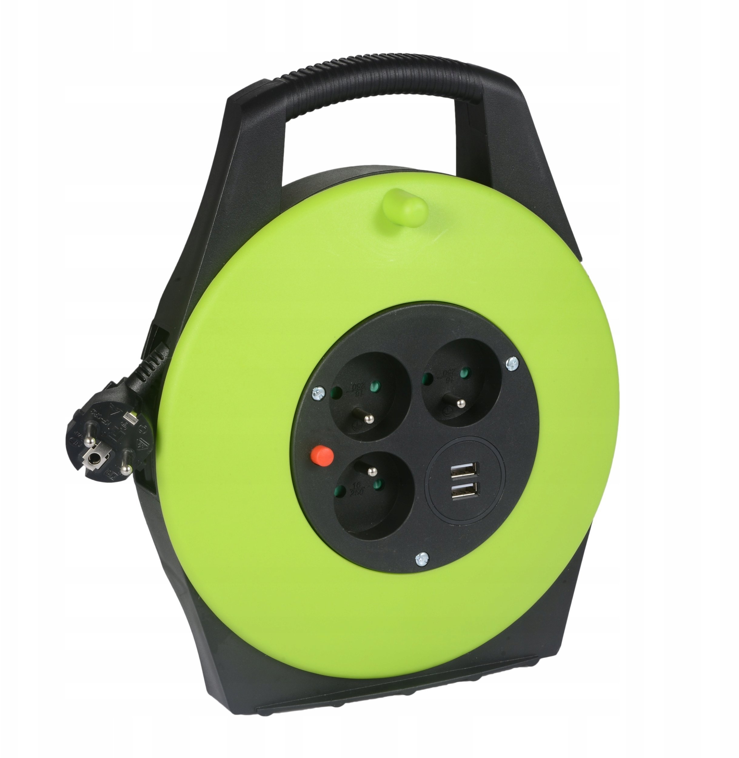 Przedłużacz bębnowy 10m z USB GW-0177