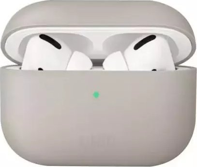 Uniq Etui Lino Apple AirPods Pro Silicone beżowy/beige ivory