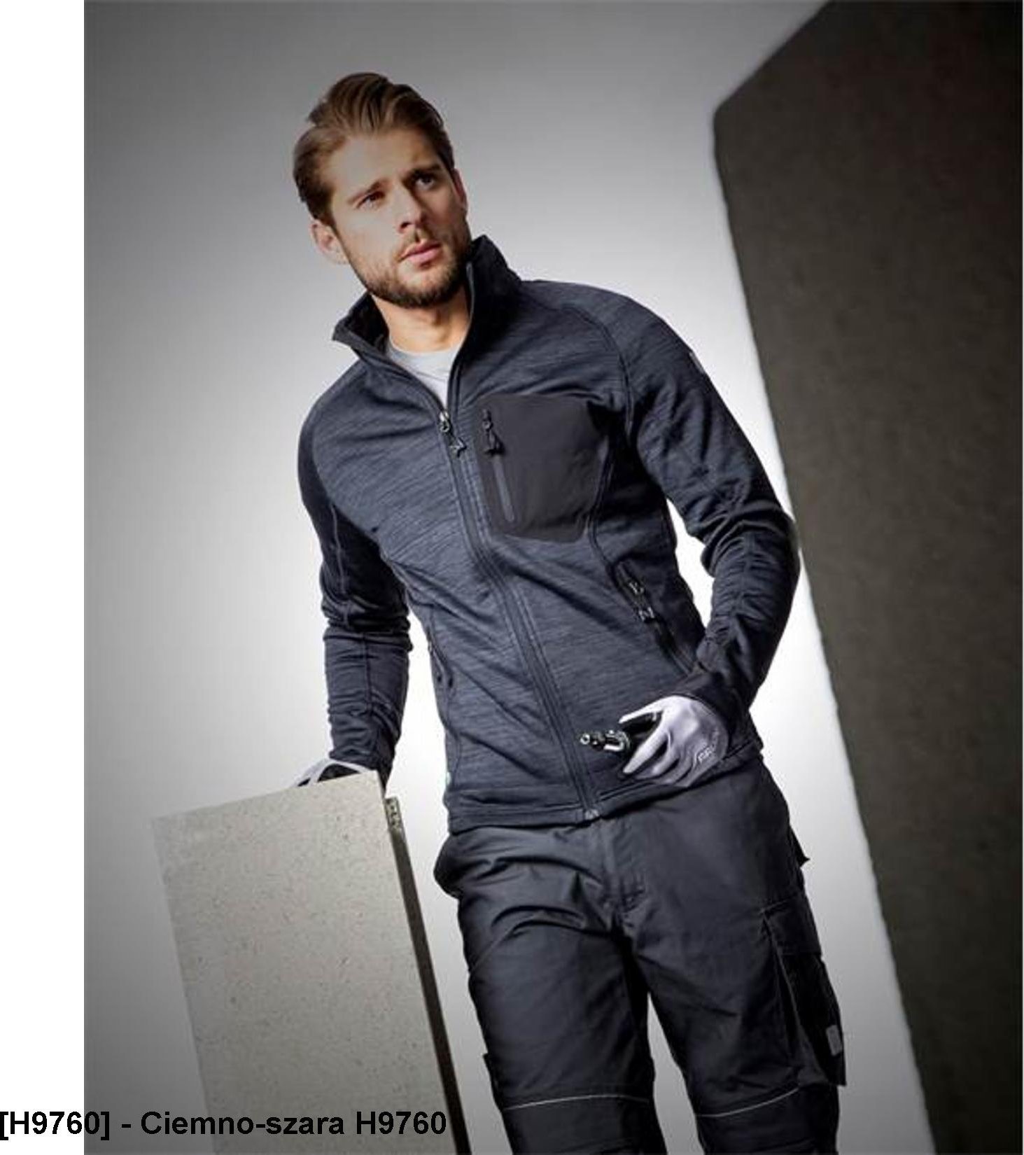 Ardon ARDON Breeffidry - bluza - Ciemno-szara H9760 5XL