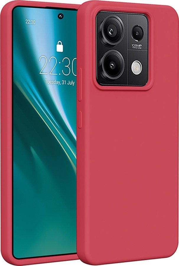 Etteri Nakładka Etteri Silicone Case do Xiaomi Redmi Note 13 Pro 5G malinowa