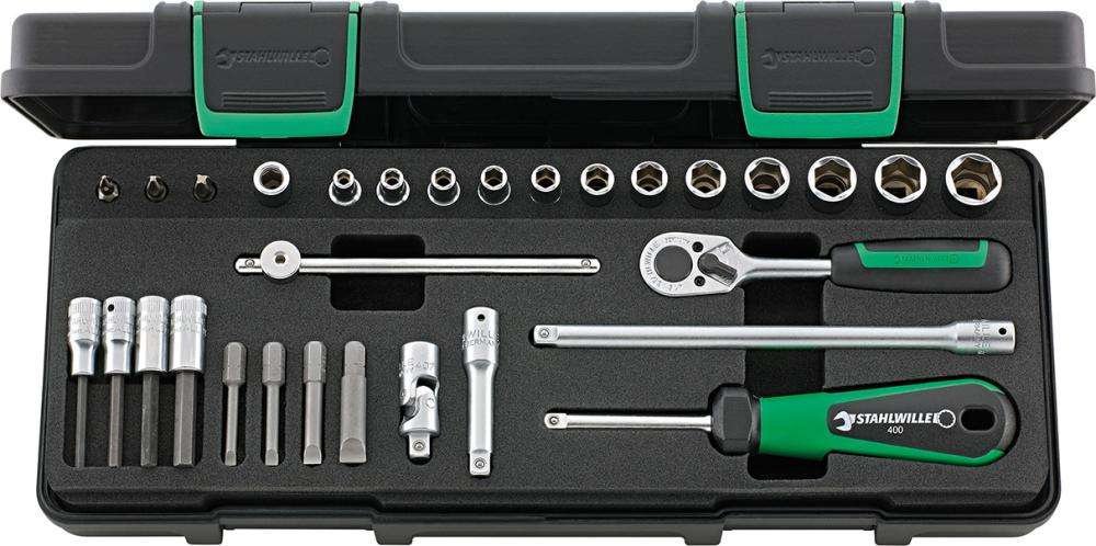 Zestaw kluczy nasad. 1/4"30cz. 40/23/7 Stahlwille