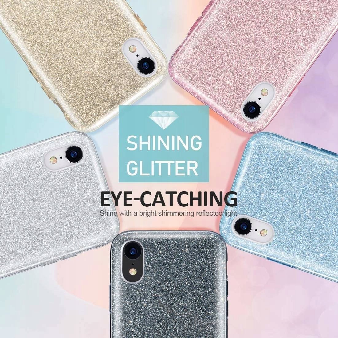 Nakładka Glitter case do Samsung Galaxy A56 5G srebrny