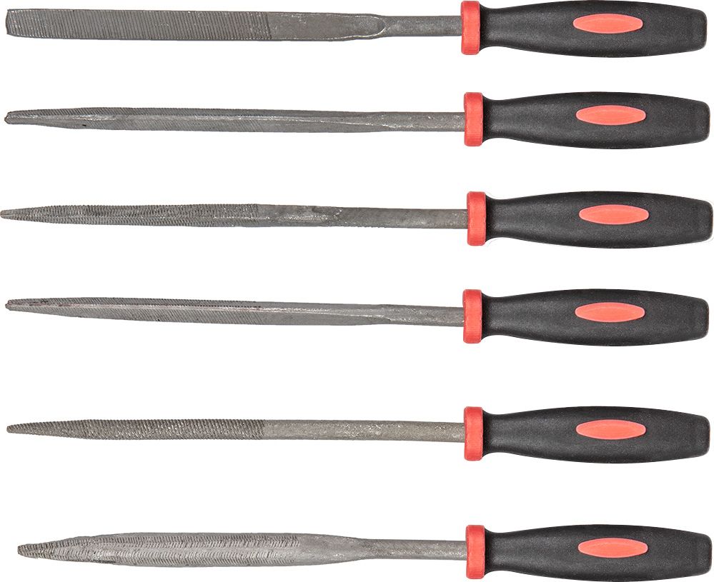 Top Tools Pilniki iglaki (Pilniki iglaki do metalu, zestaw 6 szt.)