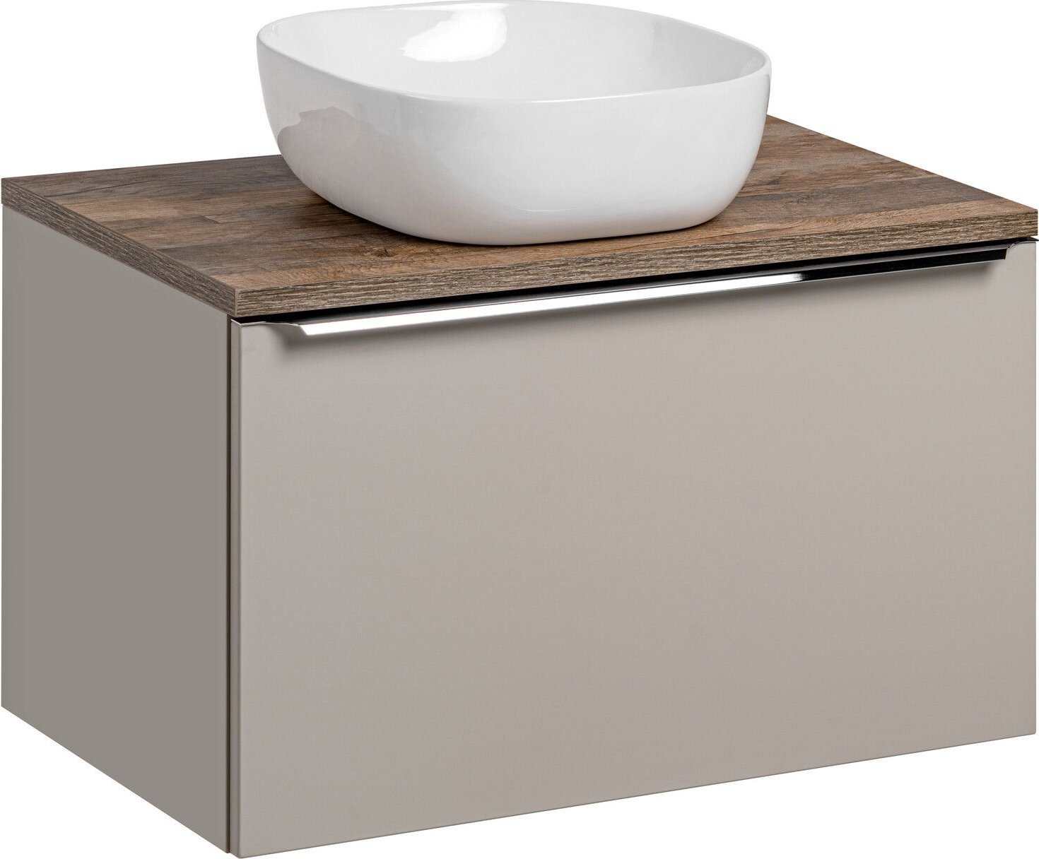 Comad Szafka do łazienki z umywalką, Santa Fe, 80x46x46 cm, beżowy, mat