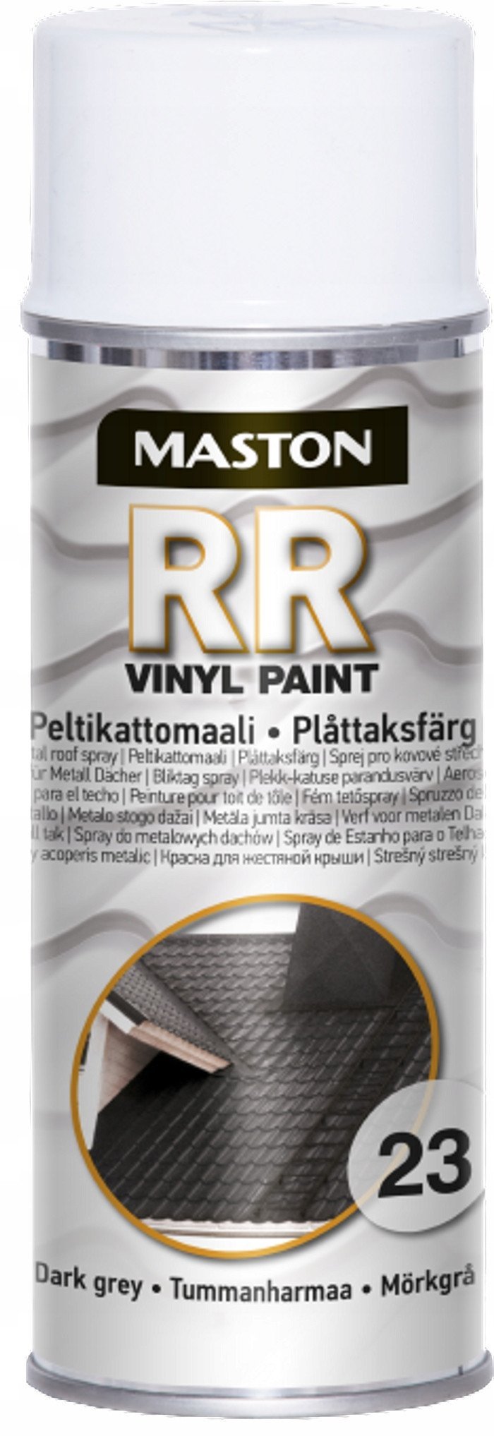 Maston Spraypaint Tin Roof Rr 23 D.Grey 400Ml
