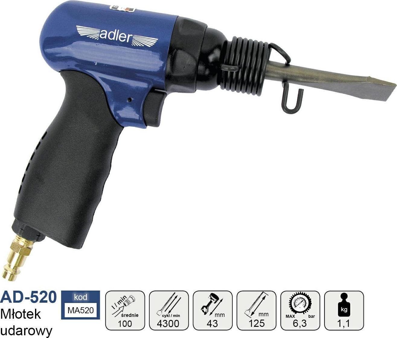 Adler ADLER PNEUMATYCZNY MŁOTEK AD-520 MAR520