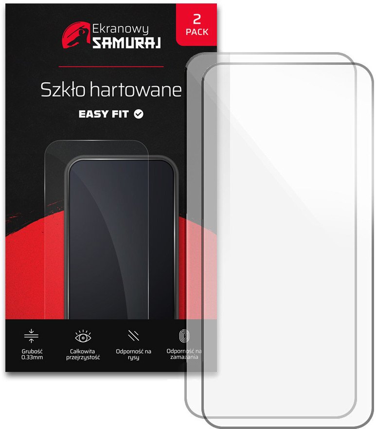Nowe Szkło Prywatyzujące Ekranowy Samuraj do Samsung Galaxy S25 Ultra z ramką Easy Fit | 2-Pack