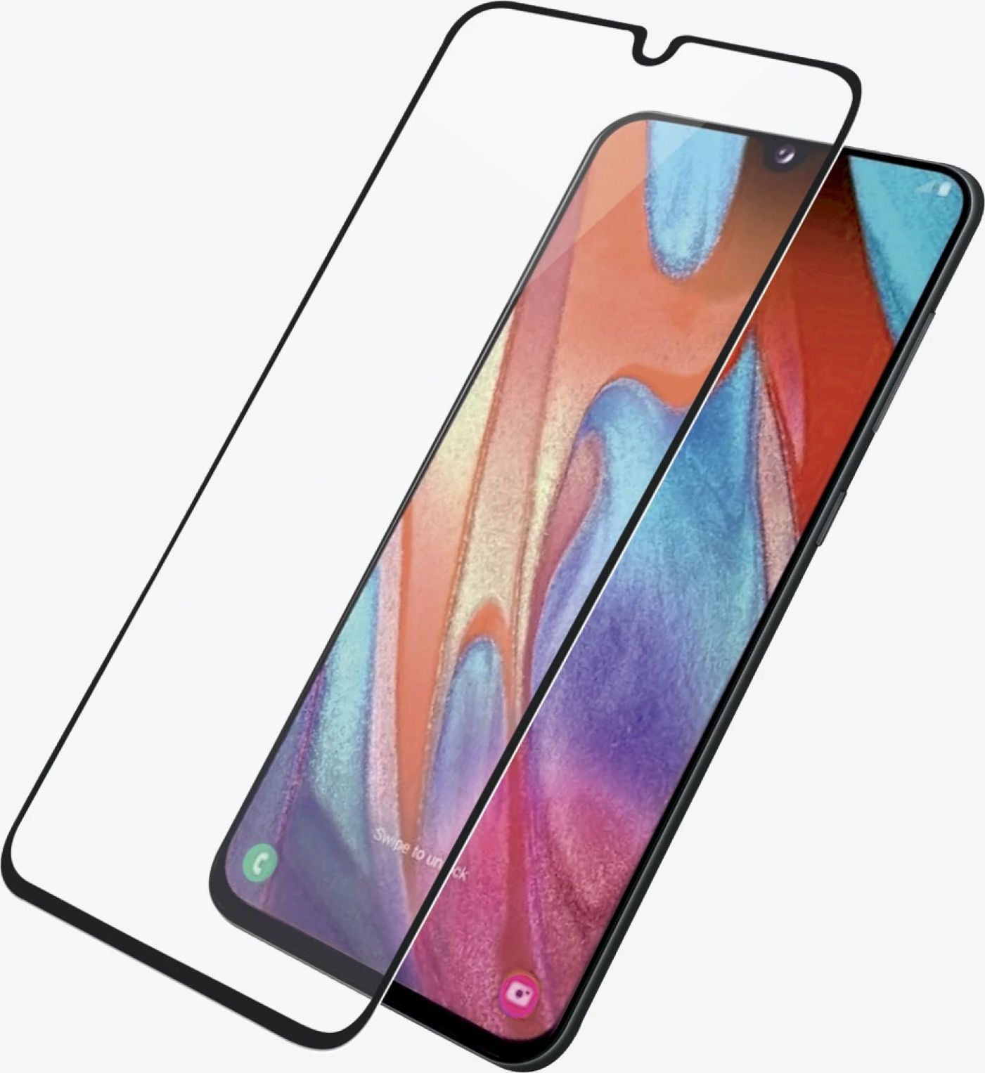 PanzerGlass Szkło hartowane do Samsung Galaxy A41 Case Friendly Black (7217)