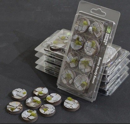 Gamers Grass Gamers Grass: Bases Round - Temple 32mm (8 szt.)