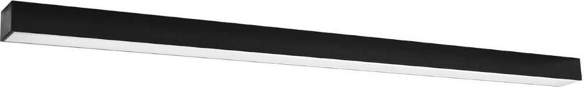 Lampa sufitowa Thoro Plafon LAMPA sufitowa PINNE SOL TH078 prostokątna OPRAWA liniowa metalowa LED 38W 3000K belka czarna