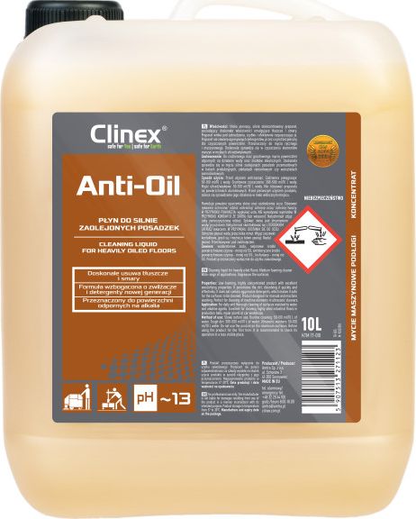 Clinex Płyn do tłustych plam Anti-Oil 10L