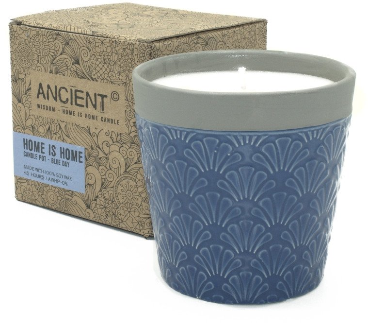 Świeca sojowa w doniczce - Blue Day