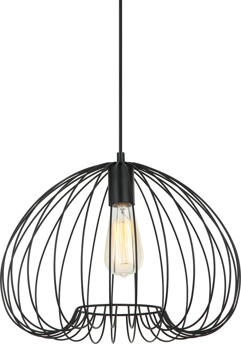 Lampa wisząca Italux Meddi industrial czarny (MDM-4583-1 BK)