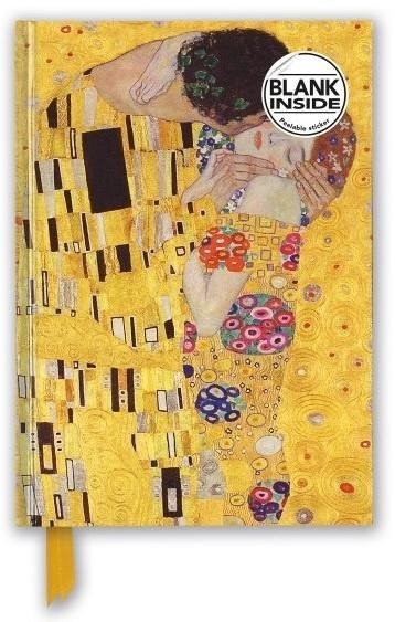 Notatnik A5 gładki TW Pocałunek Gustav Klimt
